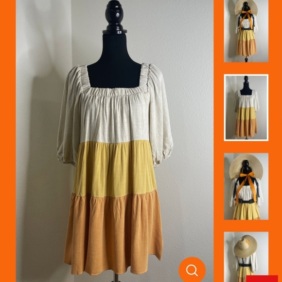 Candy Corn Dress - Picture 2 of 3